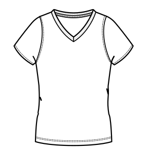 Fashion sewing patterns for LADIES T-Shirts Football T-Shirt 7386